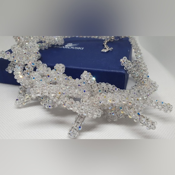 Rare Authentic Swarovski Aurora Champagne Collar Large. - Picture 3 of 15